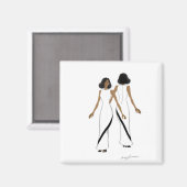 Mijn Mode Art - Square Magnet (Voorkant / Achterkant)