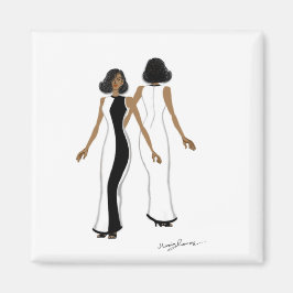 Mijn Mode Art - Square Magnet