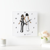 Mijn Mode Art-Square wandklok (Huis)