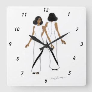 Mijn Mode Art-Square wandklok