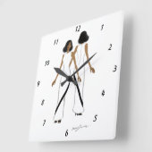 Mijn Mode Art-Square wandklok (Hoek)