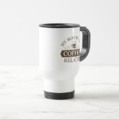 Mijn modellen zijn koffie-gerelateerd reisbeker (Voorkant rechts)