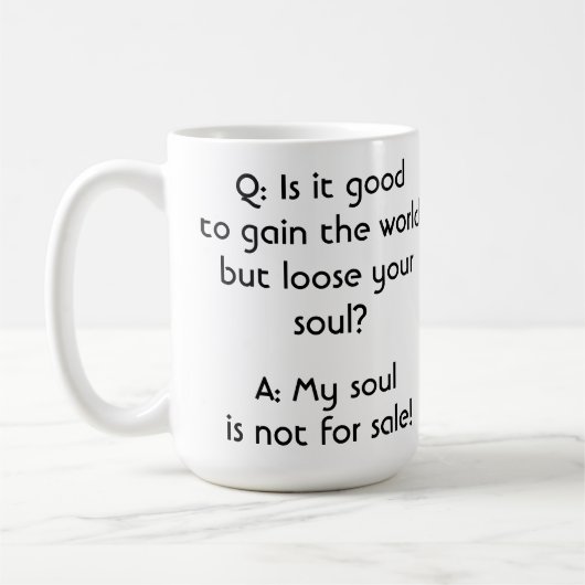 Mijn (moderne) koffie-mok koffiemok (Links)