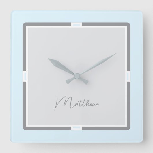 Mijn moderne vlinderklok vierkante klok (Voorkant)