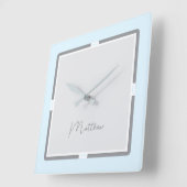 Mijn moderne vlinderklok vierkante klok (Hoek)