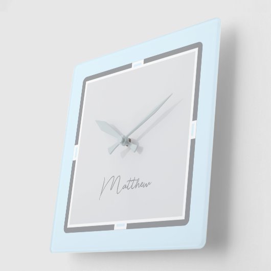 Mijn moderne vlinderklok vierkante klok (Hoek)