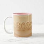 Mijn MOEDER Als een BOSS Tweekleurige Koffiemok (Links)