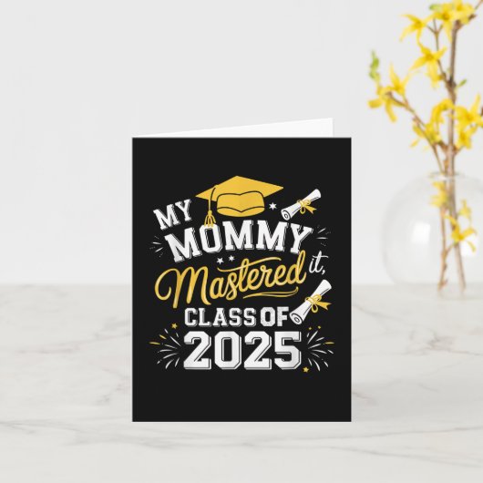 Mijn moeder beheerst het CL van 2025 Masters Afstu Kaart (Gele Bloem)