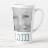 Mijn moeder dochter foto Moederdag Latte Mok (Rechts)