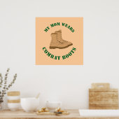 Mijn moeder draagt gevechtsbots - Poster (Keuken)