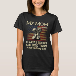 Mijn moeder draagt vliegende laarzen en honden pro t-shirt