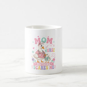 Mijn Moeder En Verpleegster Schattelijke Moederdag Koffiemok