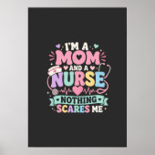 Mijn Moeder En Verpleegster Schattig Moeder Moeder Poster (Voorkant)