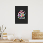Mijn Moeder En Verpleegster Schattig Moeder Moeder Poster (Keuken)