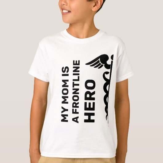 Mijn moeder Frontline Hero Coronavirus Covid19 T-shirt (Voorkant)