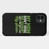 Mijn moeder heeft geen sufferd opgevoed Mijn zus G Case-Mate iPhone Case (Achterkant (horizontaal))