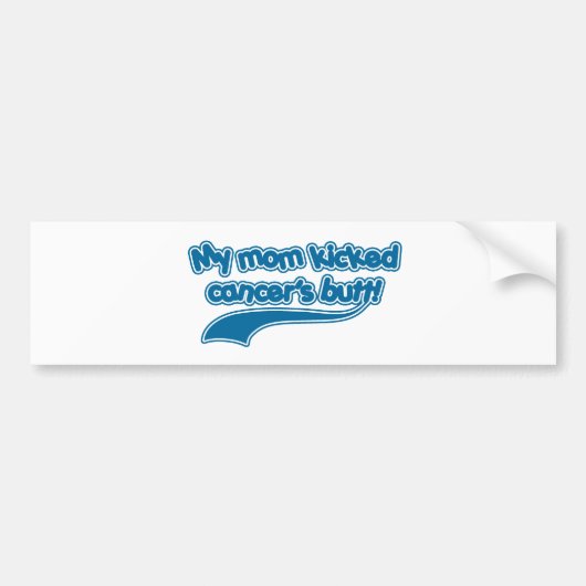 Mijn moeder heeft kanker gekwetst. bumpersticker (Voorkant)