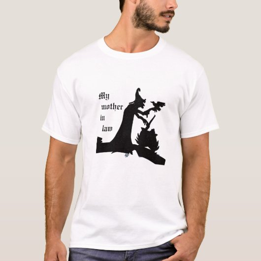 Mijn moeder in de wet t-shirt (Voorkant)