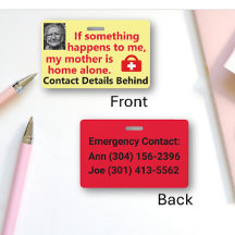 Mijn moeder is alleen thuis