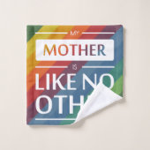 Mijn moeder is als geen ander bad handdoek (Wasdoekje)