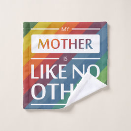 Mijn moeder is als geen ander bad handdoek