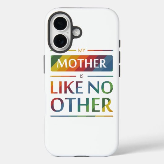Mijn moeder is als geen ander Case-Mate iPhone case (Achterkant)