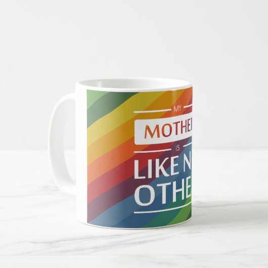 Mijn moeder is als geen ander koffiemok (Voorkant links)