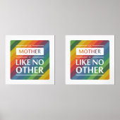 Mijn moeder is als geen ander muurkunst sets (Voorkant)