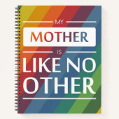Mijn moeder is als geen ander notitieboek (Voorkant)