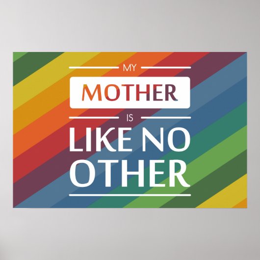 Mijn moeder is als geen ander poster (Voorkant)
