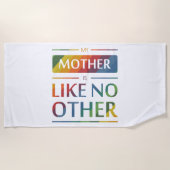 Mijn moeder is als geen ander strandlaken (Voorkant)