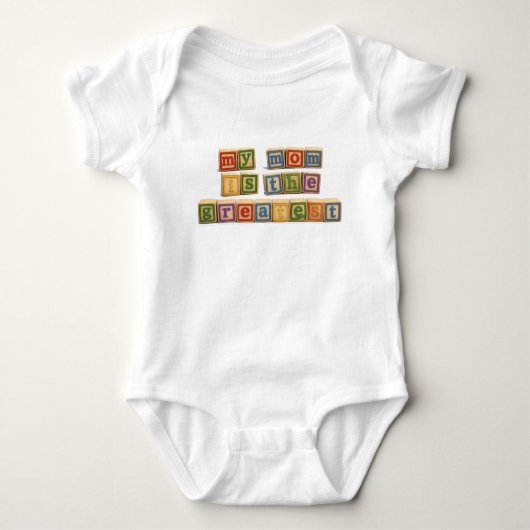 Mijn moeder is de beste” baby romper (Voorkant)