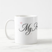 Mijn moeder is de beste elegante script mok (Links)