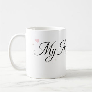 Mijn moeder is de beste elegante script mok