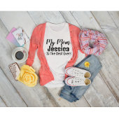 Mijn moeder is de beste gepersonaliseerde T-shirt