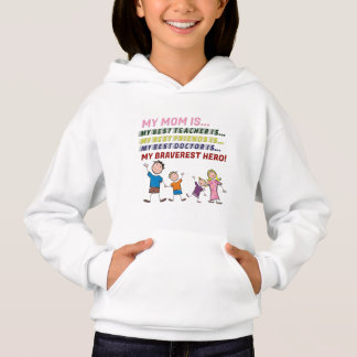 Mijn moeder is de beste - Kinder Pullover Hoodie