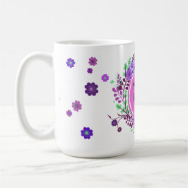 Mijn moeder is de beste moeder lavendelbloemen koffiemok