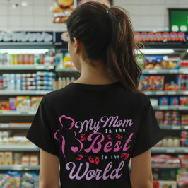 Mijn moeder is de beste moeder voor meisjes t-shirt