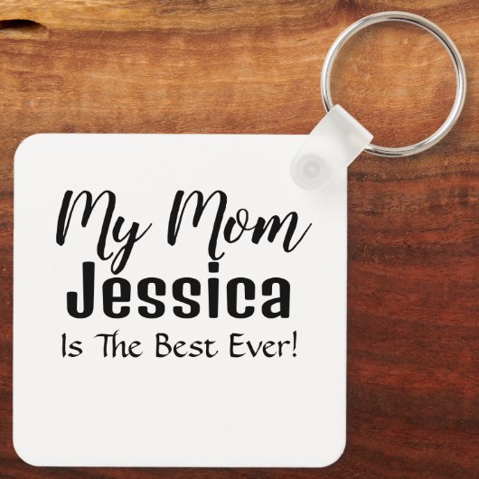 Mijn moeder is de beste Sleutelhanger ooit van de  (Achterkant)