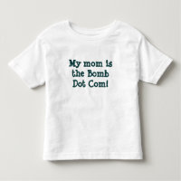 Mijn moeder is de Bomb Dot Com. T-shirt