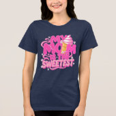 Mijn moeder is de liefste – Leuke ijs Tri-Blend Shirt (Voorkant)