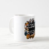 Mijn moeder is dierenverzorger koffiemok (Voorkant links)