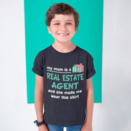 Mijn moeder is een echte agent die me draag t-shirt