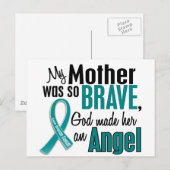 Mijn moeder is een engel 1 eierstokkanker briefkaart (Voorkant / Achterkant)