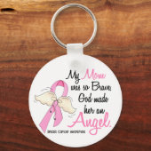 Mijn moeder is een engel 2 borstkanker sleutelhanger (Voorkant)