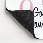 Mijn moeder is een engel borstkanker muismat (Hoek)