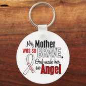 Mijn moeder is een engel longkanker sleutelhanger (Voorkant)