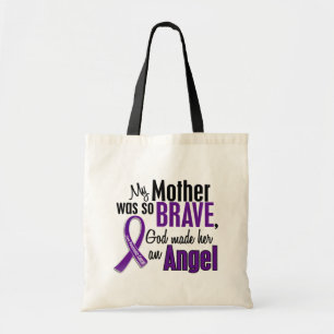 Mijn moeder is een engel pancreaskanker tote bag