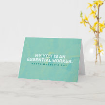 Mijn moeder is een essentiële werker