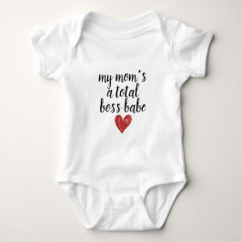 Mijn moeder is een hele baas ... cadeau voor baby romper